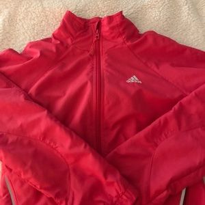 Pink Adidas wind breaker 💕